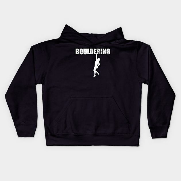 Stylish Bouldering Kids Hoodie by idlei